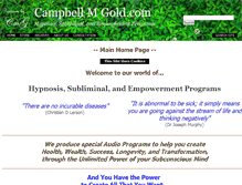 Tablet Screenshot of campbellmgold.com